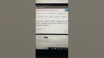 How We’ve Been Deceived! Pastors need to correct their church status from 501c3 to the 508c1A status