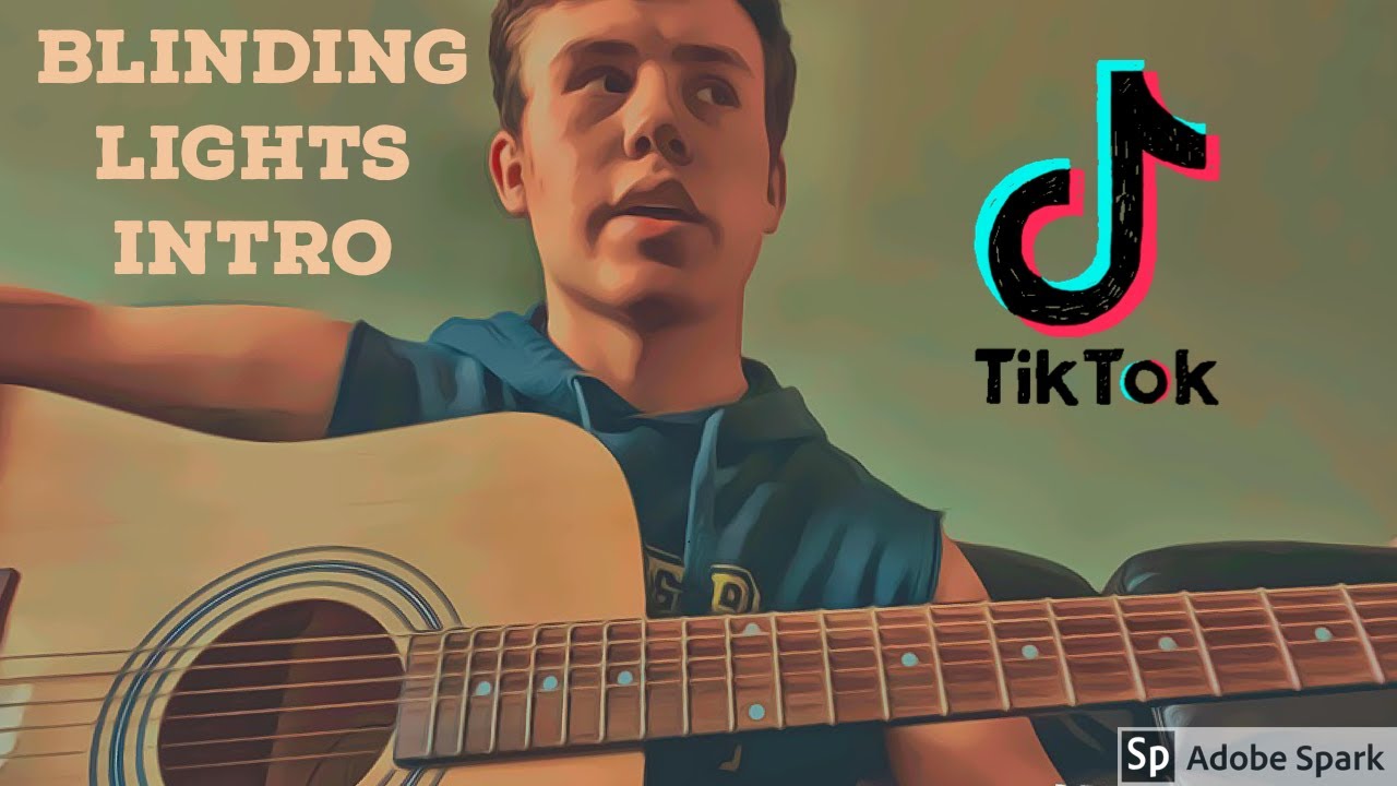 How To Play Blinding Lights On Guitar INTRO YouTube