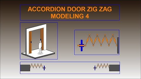 ACCORDION DOOR FAMILY ADVANCED REVIT TUTORIAL _ PART 9/10 ACCORDION ZIG ZAG MODELING 4