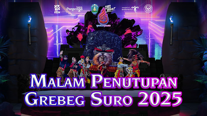 Live Streaming Closing Ceremony Grebeg Suro - GREBEG SURO 2025