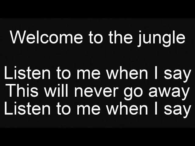 Welcome To The Jungle - Tommee Profitt (FEAT Fleurie) Lyrics class=