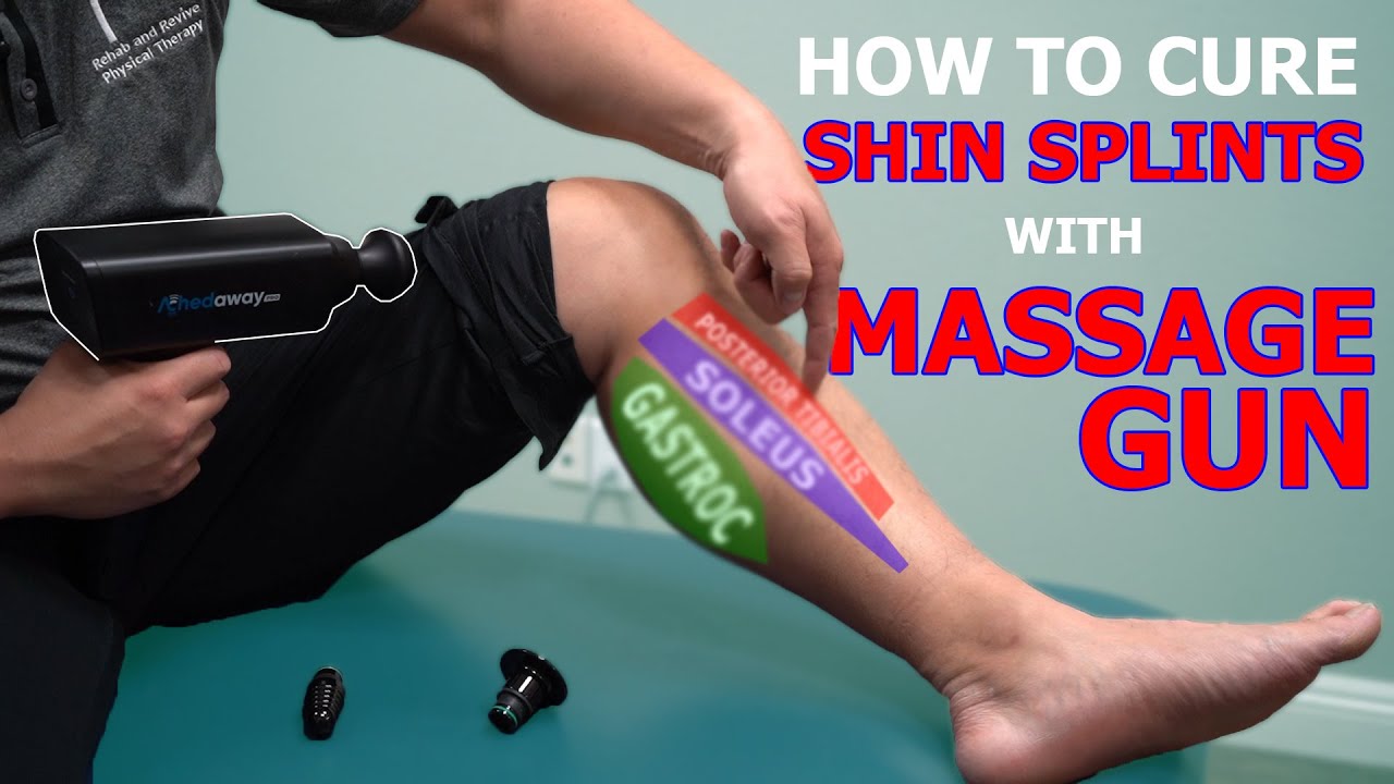 How To Use A Massage Gun On Shin Splints Physical Therapist Teaches