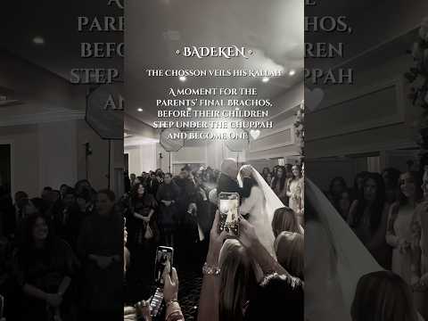 Ever wondered what happens at the Badeken before the Chuppah?