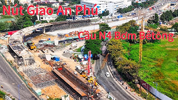 Nút Giao An Phú  Cầu N4 Bơm Bêtông Nhịp Đầu Tiên.