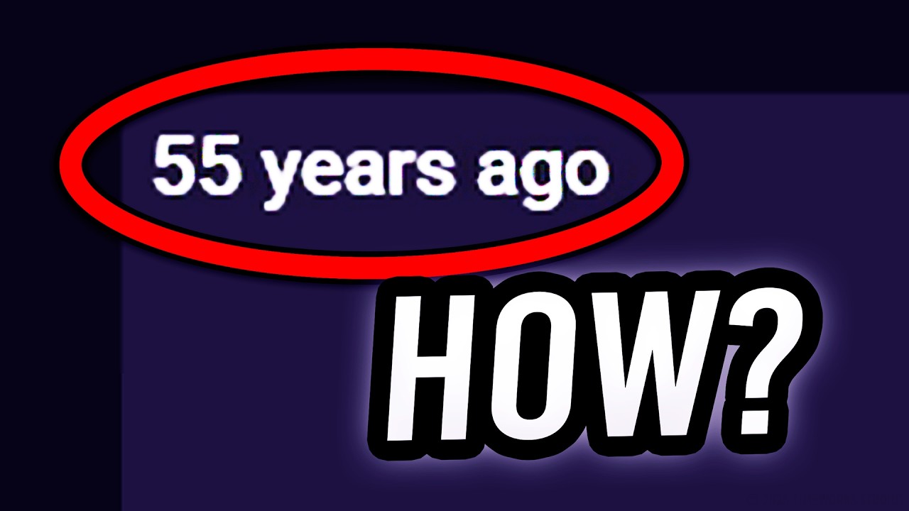 Это видео на YouTube было опубликовано 55 лет назад...