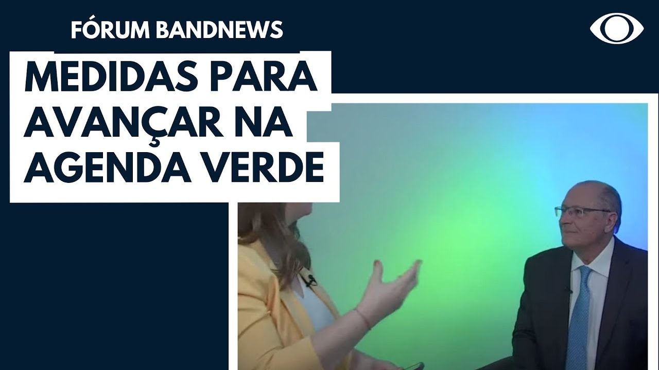 Fórum BandNews TV: Juliana Rosa conversa com Alckmin