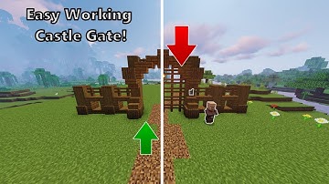 How To Make A Gate In Minecraft!