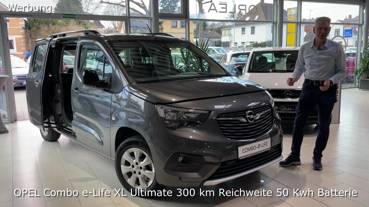 Opel Combo-e mit 275 km Reichweite ab Herbst 2021 