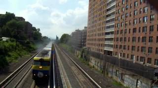 LIRR: Cannonball Train Bypassing 67th Avenue Overpass