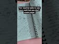 save Paper #shorts#youtubeshorts#study#homework#exam