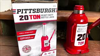 Product Review: Pittsburgh 20 Ton Heavy Duty Bottle Jack