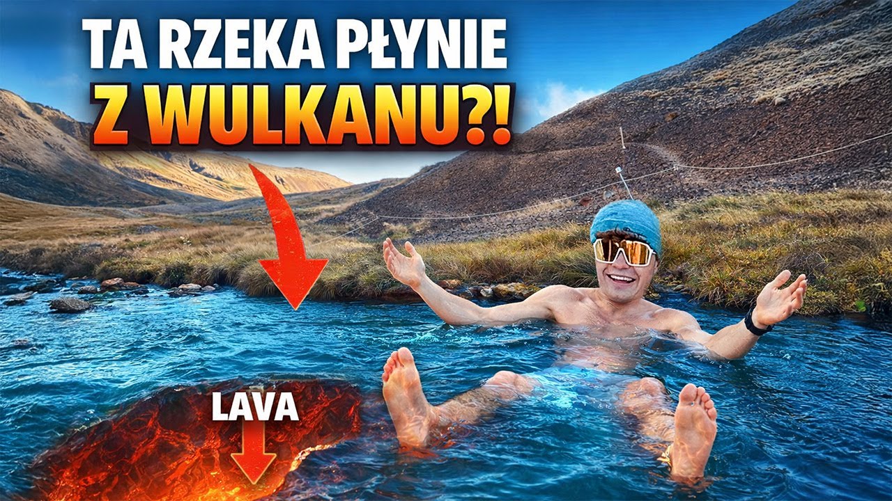 Kąpałem się w rzece ogrzewanej przez wulkan | Islandia 🇮🇸