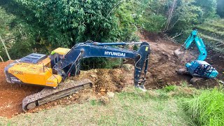 Building Mountain Roads: Excavator Skills You NEED to See | Excavator Planet