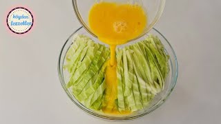 Lahanayi Hi̇ç Bu Şeki̇lde Denedi̇ni̇zmi̇uğraşmak Yokevde Lahana Ve 3 Yumurta Olduğnda Bu Tarifi Yapın