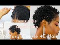 DEFINED CURLS ON MY SHORT 4C NATURAL HAIR | FINGER COILS ON COARSE 4C HAIR |SOUTH AFRICAN YOUTUBER