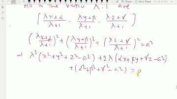 Analytical Solid Geometry: _ ( Pole and Plar plane of the Sphere; Solving problems ) - 93.