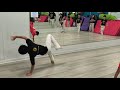 Macaco flip training at the teen capoeira class at The Canadian Centre for Capoeira