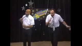 8090 sings an original song.
