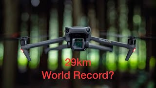 DJI Mavic 3 Range Test 29km Round Trip