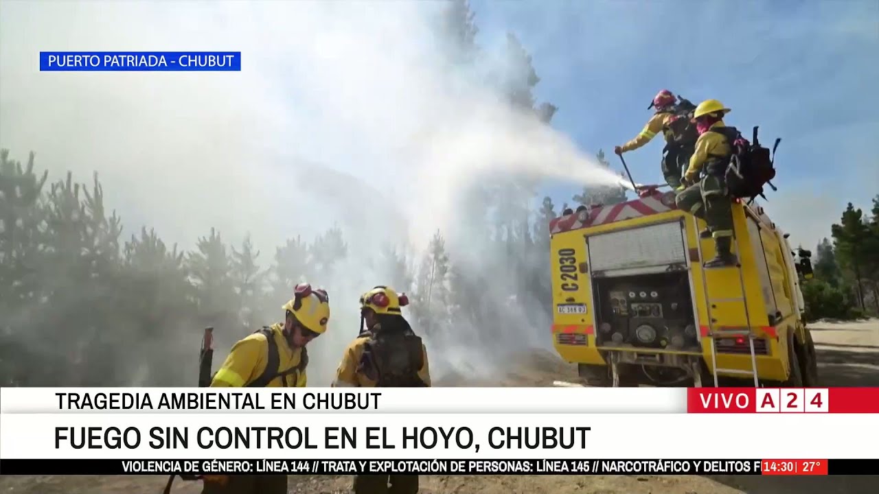 🔴 INCENDIOS FORESTALES EN BARILOCHE Y CHUBUT: UN BRIGADISTA MURIÓ COMBATIENDO EL FUEGO