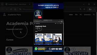 Aula virtual - Academia Paris COAR