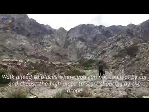 تصوير جوي لجبال إمارة الفجيرة     