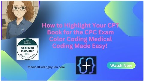 Hoe u uw CPT-boek kunt markeren voor het CPC-examen | Kleurcodering Medische codering eenvoudig g...