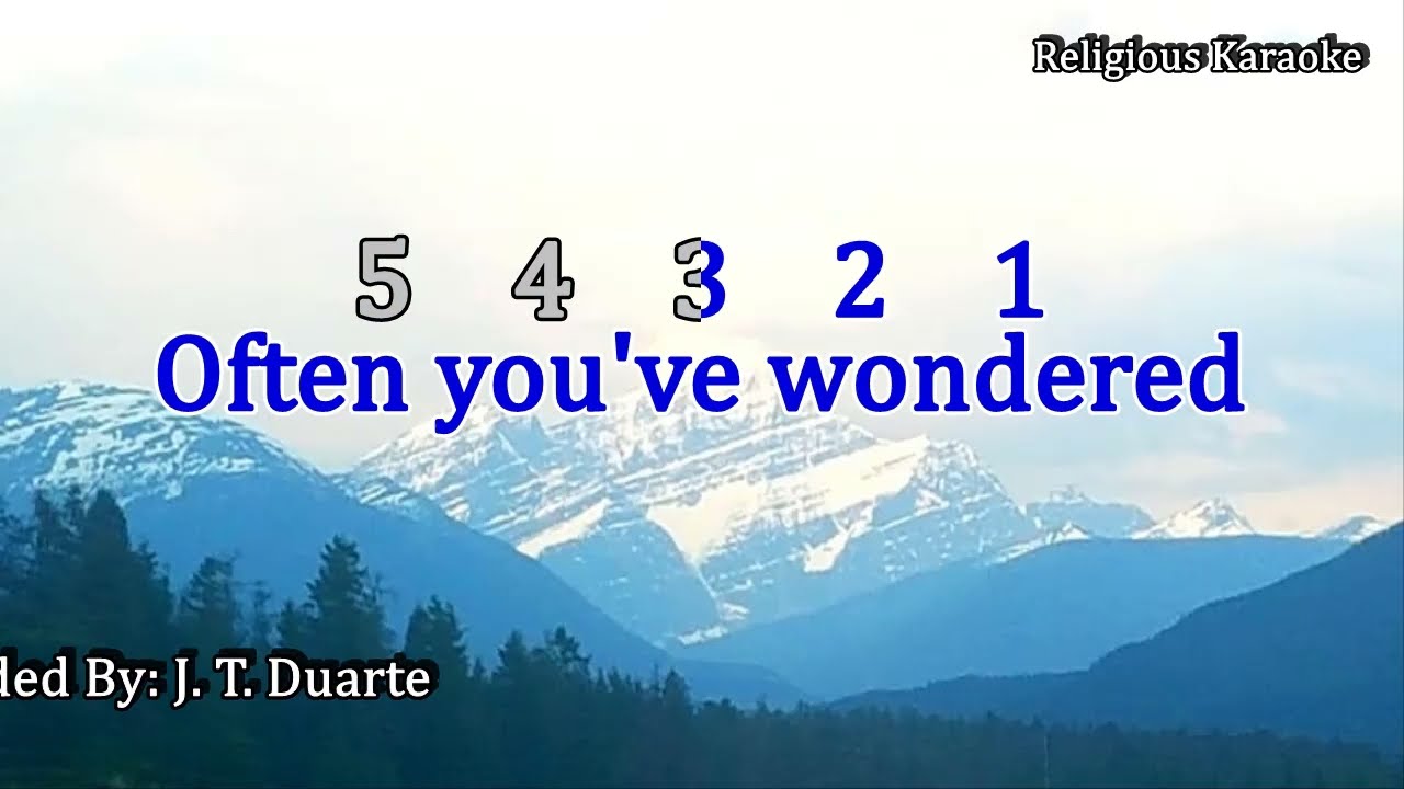 Tears Are A Language - Key of D (Karaoke)