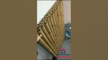 Tấm phên tre Nhân tạo không mối mọt, ẩm mốc, bền tới 20 năm #shortvideo #shortsfeed #shorts