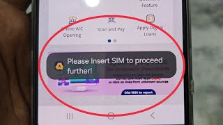 Please insert SIM to proceed further Problem in IndSMART App