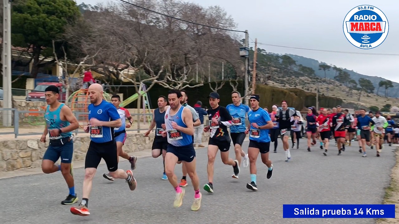 XII Trail la Cebrera en El Barraco (llegadas y entrevistas a los vencedores de cada prueba)