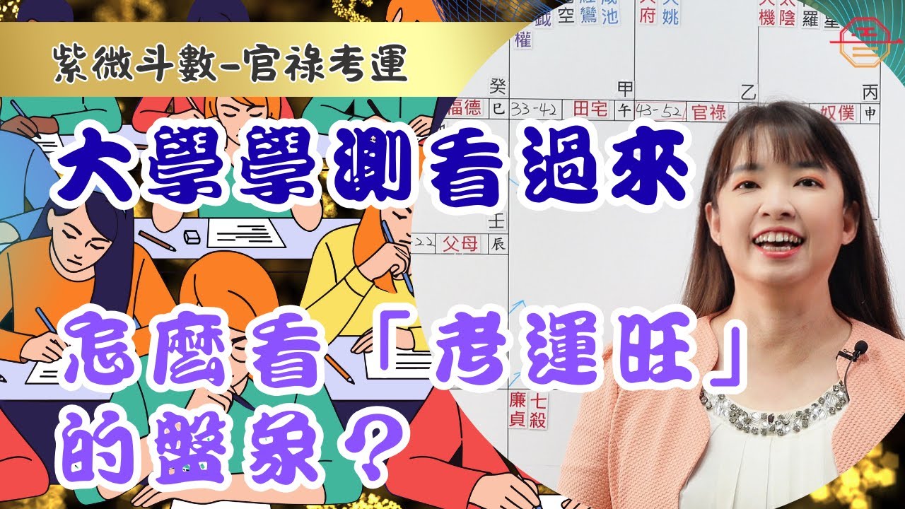 學測將近，紫微斗數怎麼看「考運走旺」的盤象？