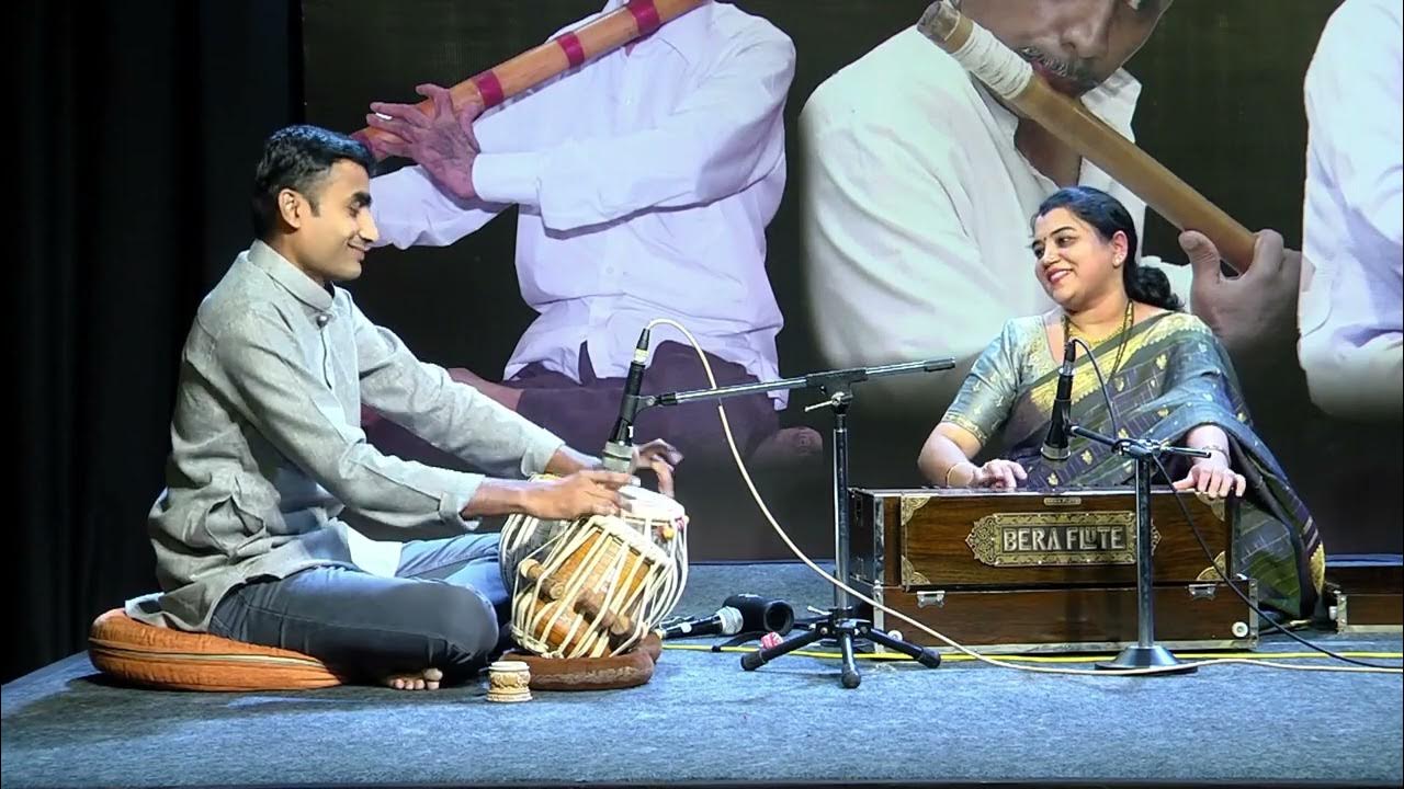 Guru Poornima 2023.Veena G Kudva playing raag Charukeshi on harmonium by Prashant