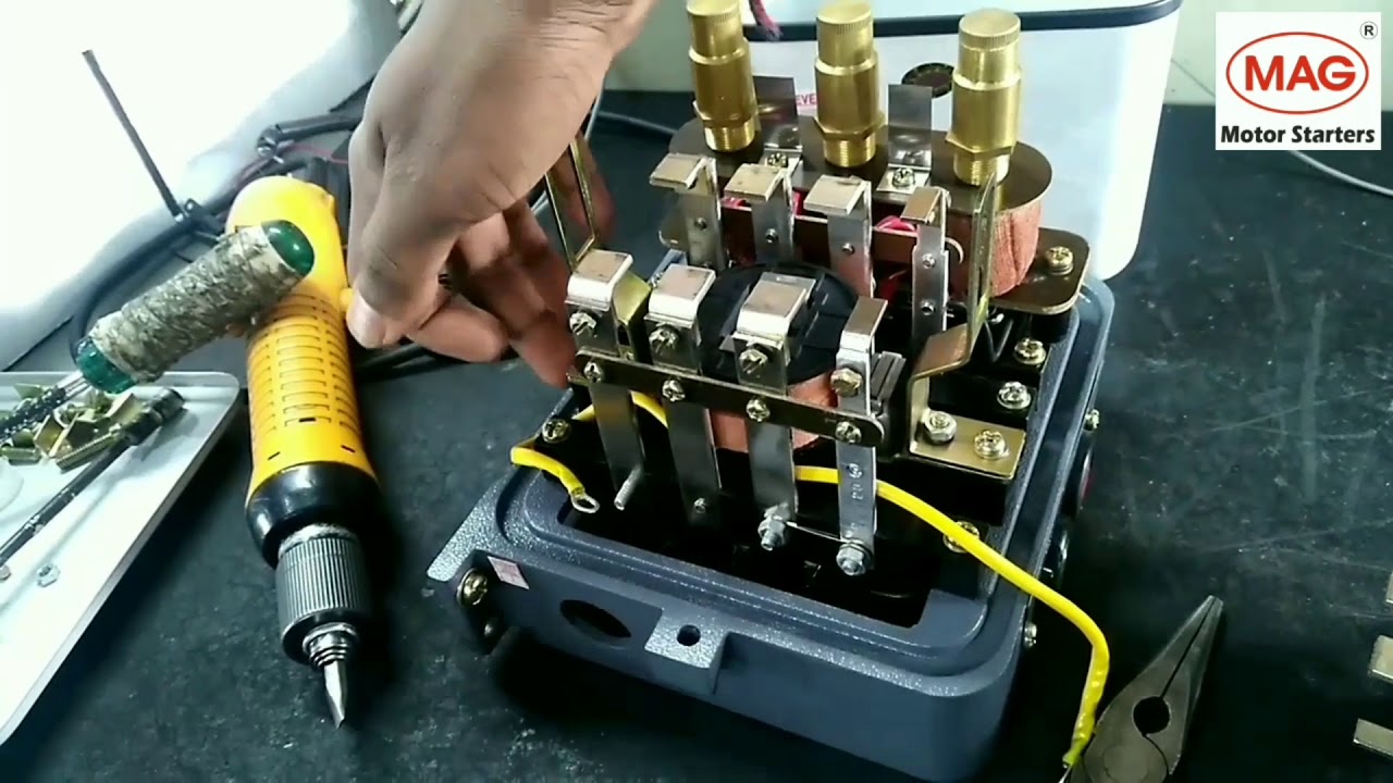 DOL Oil Starter No Volt Coil Change. YouTube