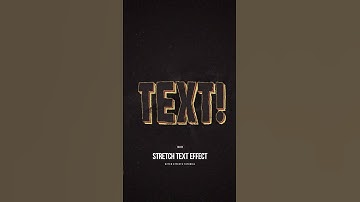 Stretch Text Animation | After Effects Tutorial