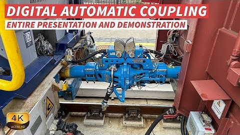 【4K】Digital automatic coupling - Entire presentation and demonstration in Belgrade, Serbia