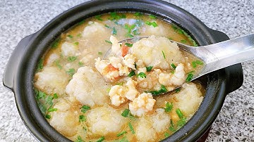 CANH CHUỐI XIÊM XANH/Cách nấu canh chuối xiêm xanh với tôm dẻo ngon lạ miệng #716