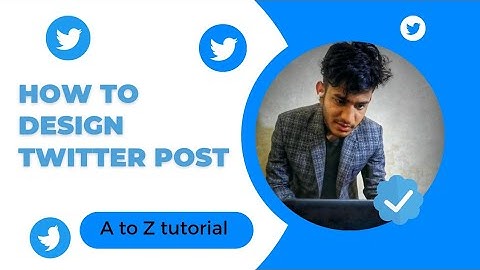 How to Design a Twitter post with Canva