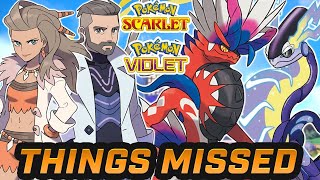 THINGS YOU MISSED! New Pokemon Scarlet &amp; Violet Features &amp; News!