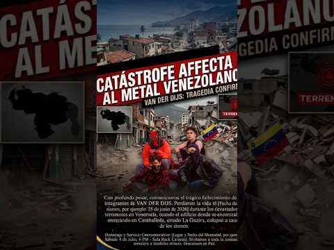 banda entera fa☠️lle☠️ce tras los devastadores terremotos en La Guaira, Venezuela 🇻🇪