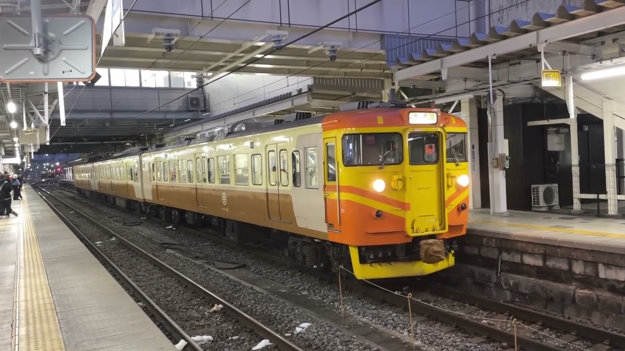 【しなの鉄道115系】長野駅発車《台湾自強号色》