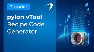 pylon vTools: Recipe Code Generator | Tutorial