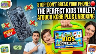 Save Your Smartphone Screen! Atouch KC66 Plus Kids Educational Tablet Unboxing & First Impressions
