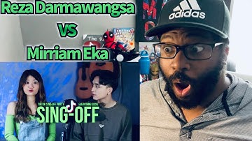 Reza Darmawangsa - SING OFF TIKTOK SONGS PART V vs Mirriam Eka | REACTION!!!