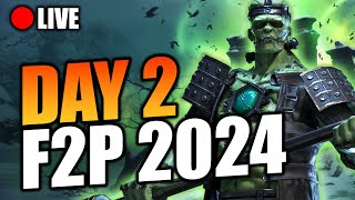 🔴 LIVE - DAY 2 HELLHADES F2P CHALLENGE 2024 GRIND !! Raid: Shadow Legends