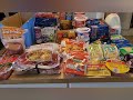 Once a month aldi grocery haul 040424