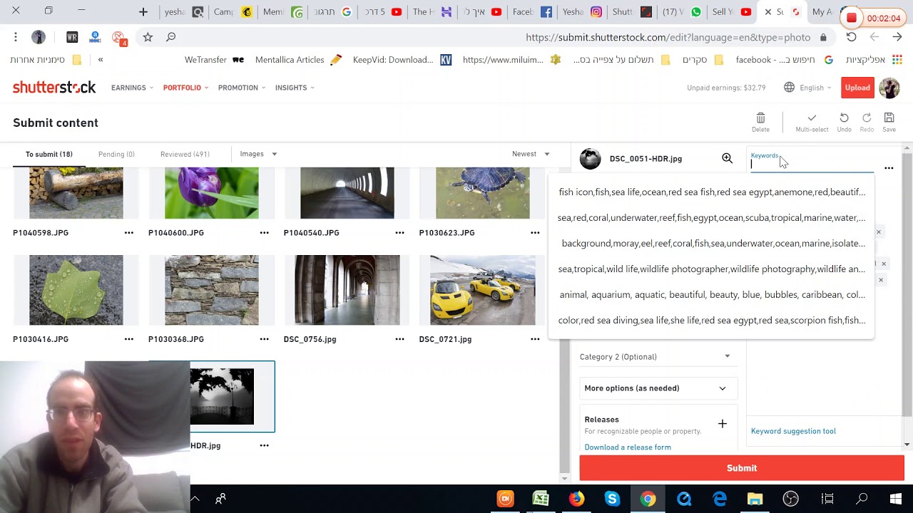 How to find keywords in shutterstock, in a quick and easy way - YouTube
