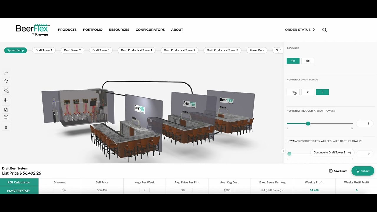 Roomle 3D & AR Configurator: Krowne Food Service Equipment Configurator ...