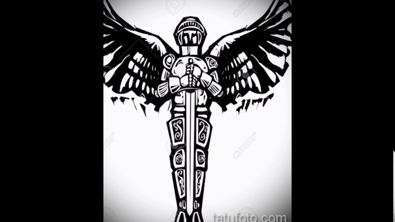 Татуировка архангел - значение, эскизы, места нанесения, вдохновляющие фото работ