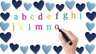 Alphabets A to Z with colours|Writing Small letters Alphabets 20230624 01